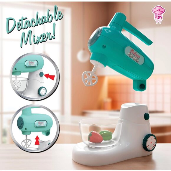 Deluxe Stand Mixer Playset for Toddlers 3+ – 9 Piece Gourmet Kitchen Set - Picture 7 of 7